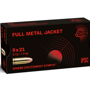Munizioni Geco FMJ - Cal. 9x21 124gr