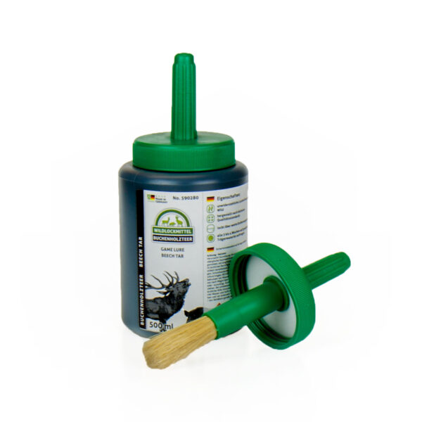 Eurohunt Catrame di Legno di Faggio + Pennello - 500 ml