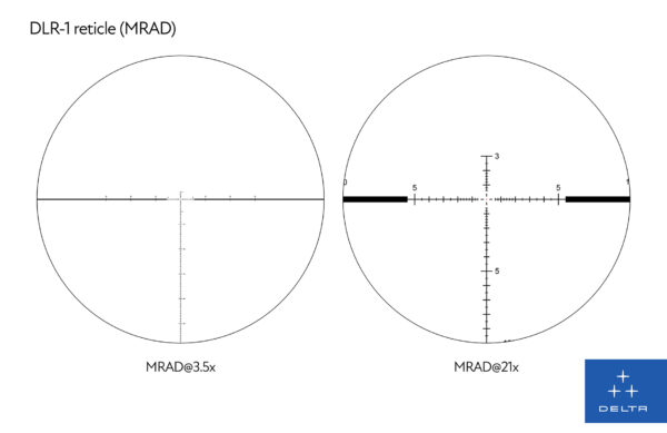 Delta Stryker HD 3,5-21x44 mm DLR-1 (MRAD)