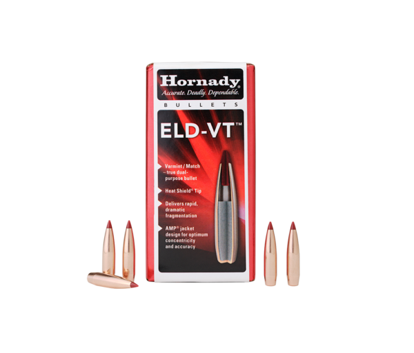 Palle Hornady ELD-VT - Cal. 224" 62 gr 22762 - 100 pz